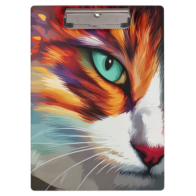 Cat's Eye Design Clipboard (Front)