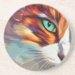 Cat's Eye Design Coaster