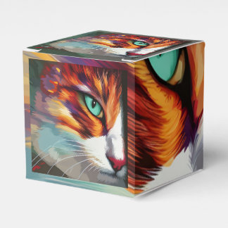 Cat's Eye Design Favor Box