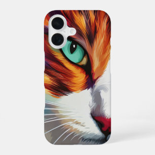 Cat's Eye Design iPhone 16 Case