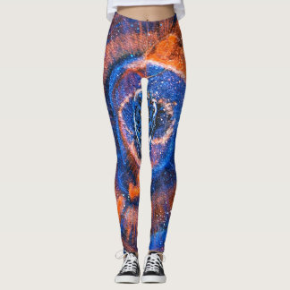 Cat's Eye Nebula bold colourful leggings