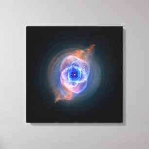 Cat's Eye Nebula glowing Canvas Print