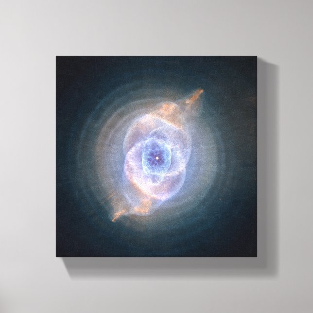 Cat's Eye Nebula Hubble NASA Canvas Print (Front)