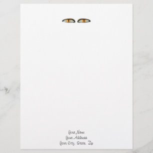 Cats Eyes Design Letterhead