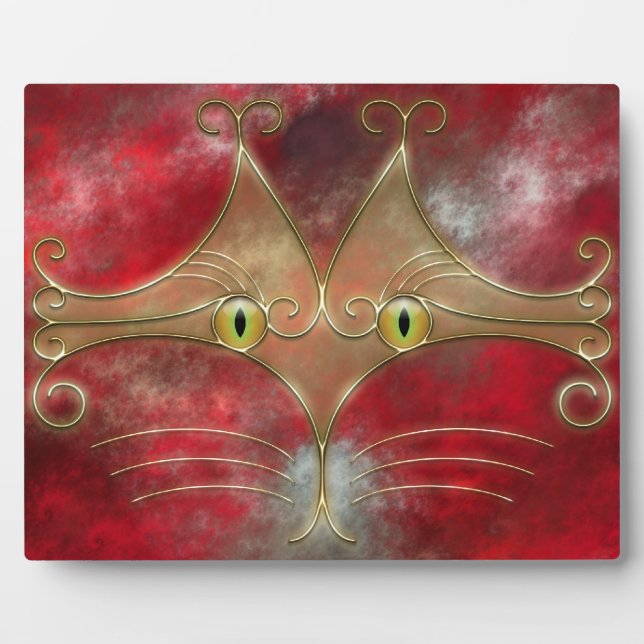 Cat's-Eyes Photo Plaque (Front)