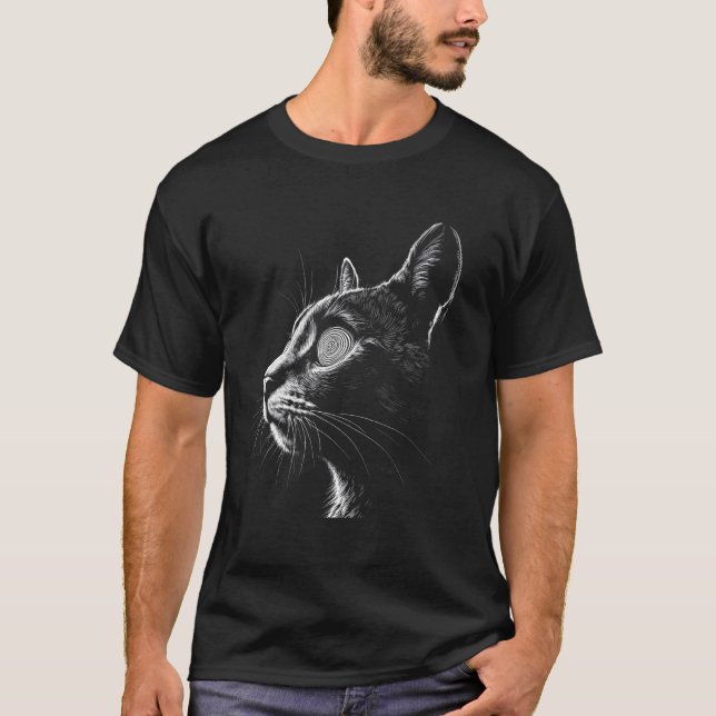 Cat's Face Cute Kitty Tee Funny Cats Kitten Lover  (Front)
