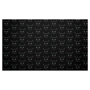 Cat's face fabric
