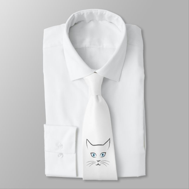 Cat's face tie (Tied)