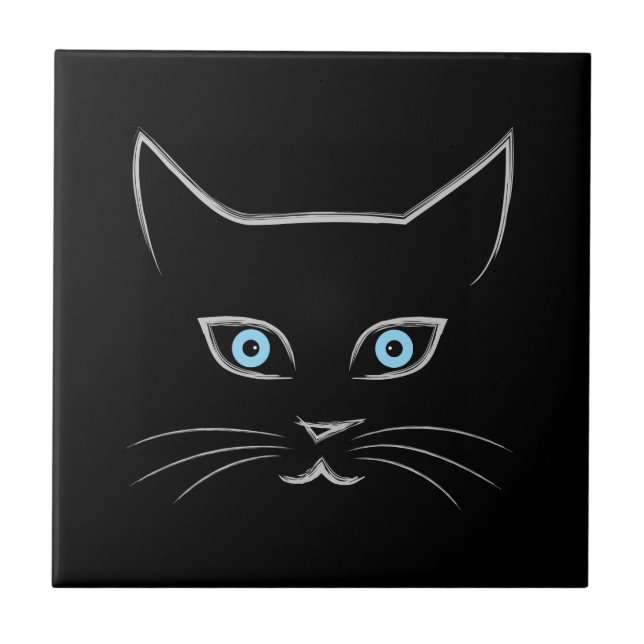 Cat's face tile (Front)