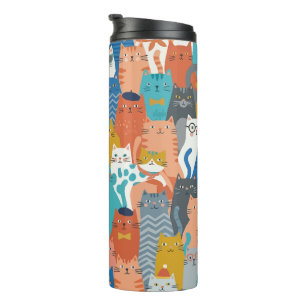 CATS FAMILY THERMAL TUMBLER