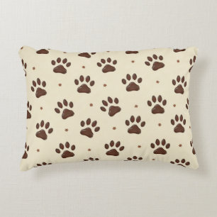 Cat's Foot Stamp Pillow