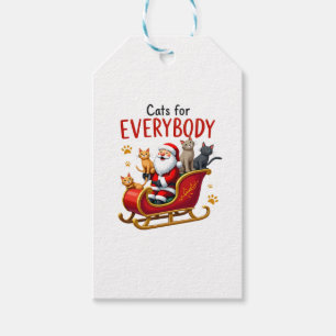 Cats For Everybody Cat Christmas Ugly Christmas Lo Gift Tags