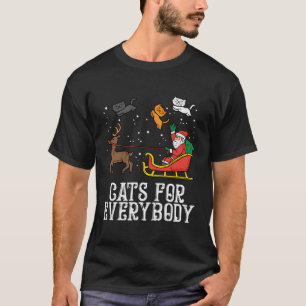 Cats For Everybody Cat Santa T-Shirt
