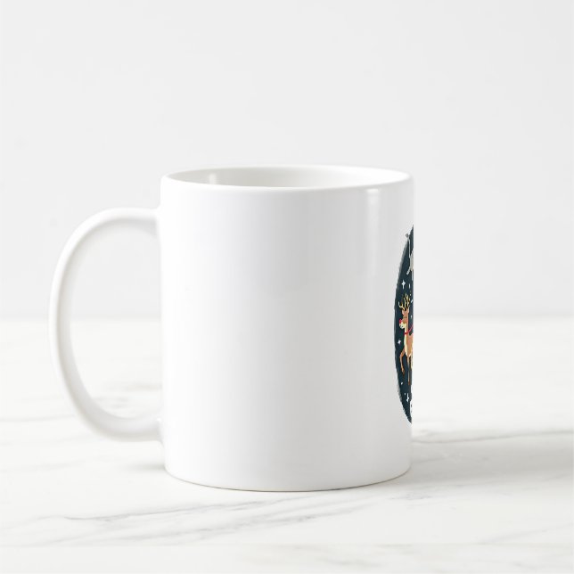Cats For Everybody Christmas Cat Funny Xmas Women  Coffee Mug (Left)
