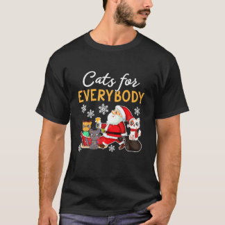 Cats For Everybody Christmas T-Shirt