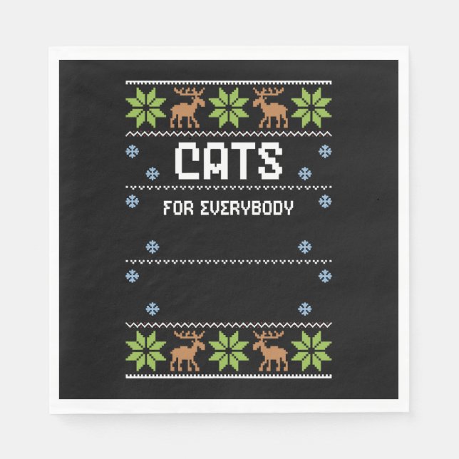 Cats For Everybody Napkin (Front)