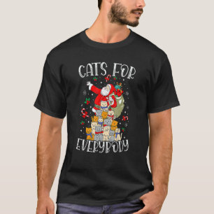 Cats For Everybody Ugly Christmas Cat Xmas T-Shirt
