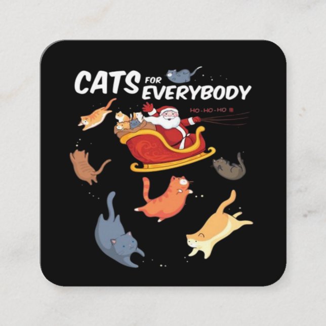 Cats for everyone  enclosure card (Front)