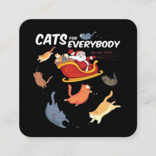 Cats for everyone enclosure card