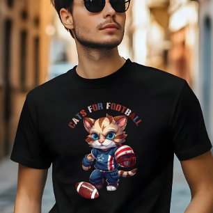 Cats for Football Seasonal T-Shirt