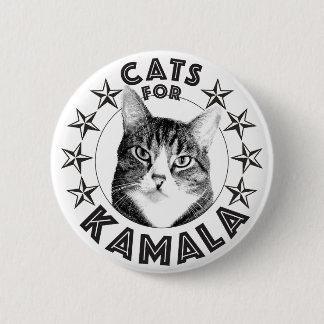 cats for KAMALA 2024 2 Inch Round Button