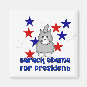 Cats For Obama Magnet