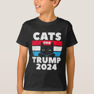 Cats For Trump 2024 Election  T-Shirt