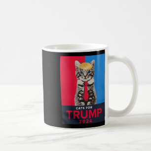 Cats For Trump 2024 Funny Tee For Vance Trump 2024 Coffee Mug