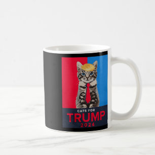 Cats For Trump 2024 Funny Tee For Vance Trump  Coffee Mug
