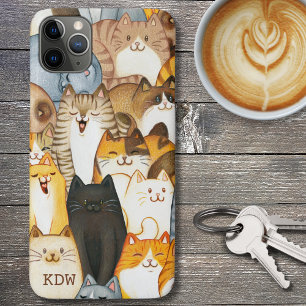 Cats Galore Monogram  iPhone 11 Pro Max Case