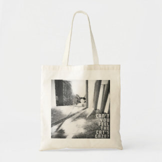 Cat's gaze-BW Tote Bag