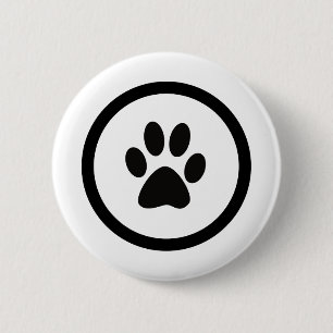 cat's hand 2 inch round button