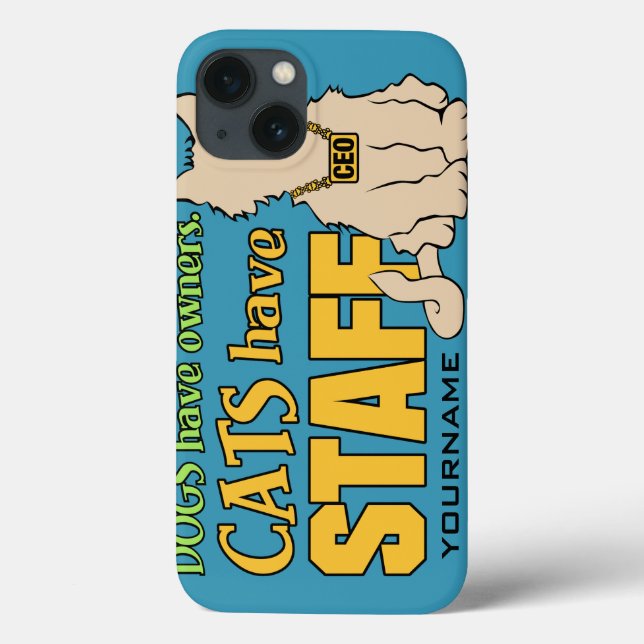 CATS HAVE STAFF custom cases (Back)