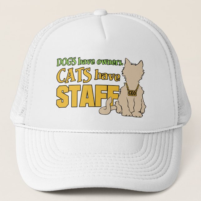 CATS HAVE STAFF hats (Front)