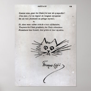 Cat's head poster