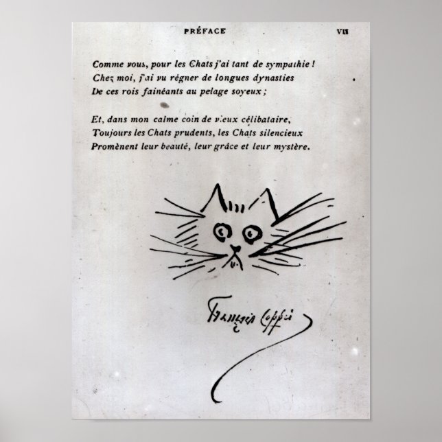 Cat's head poster (Front)