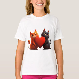 Cats, Heart,pet T-Shirt