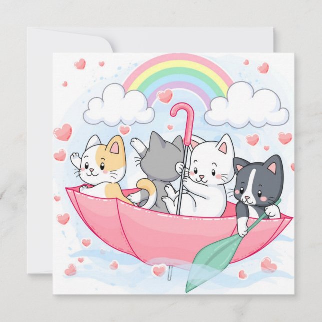 Cats Holiday Card (Front)
