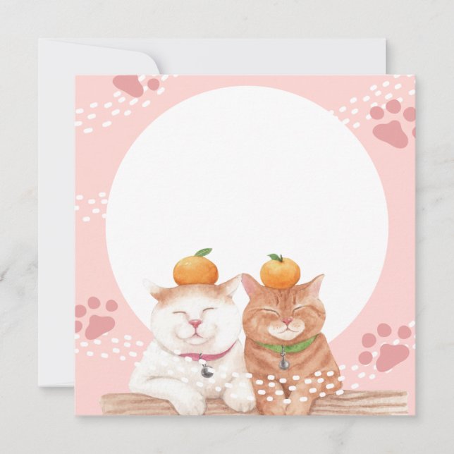 Cats Holiday Card (Front)