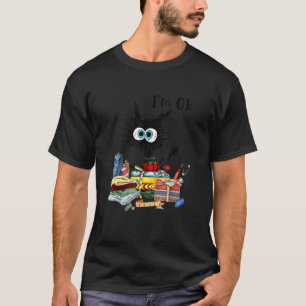 Cats I'm Ok Sewing Love Cats T-Shirt