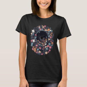 Cats in Black Hole  Cat  Cat Mom Cat Dad Men Women T-Shirt