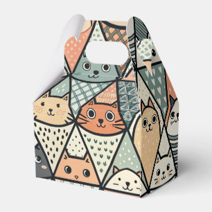 Cats In Cones Favor Box