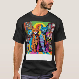 Cats in Haight Ashbury San Francisco during The Su T-Shirt