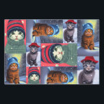 Cats in Hats Wrapping Paper Sheet Set<br><div class="desc">Cats in Hats Wrapping Paper Sheet Set - nothing says Christmas like Cats in Hats,  brighten up a cat lovers day with this cute gift wrap</div>