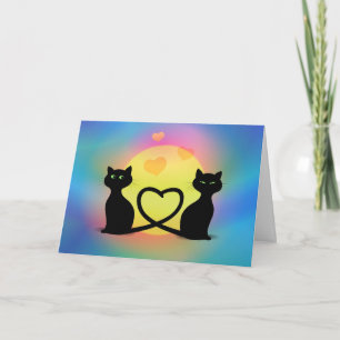 Cats in Love Card