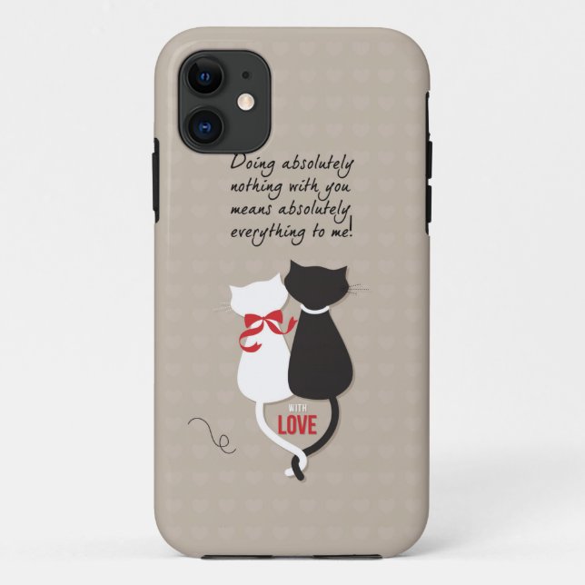 Cats in Love Case-Mate iPhone Case (Back)