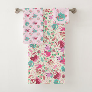Cats in Love Cute Pets Towels