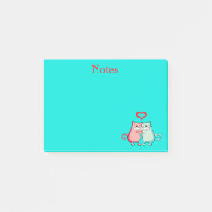 Cats in Love Post-It Notes