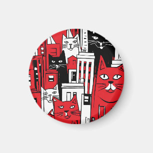 Cats in New York Magnet