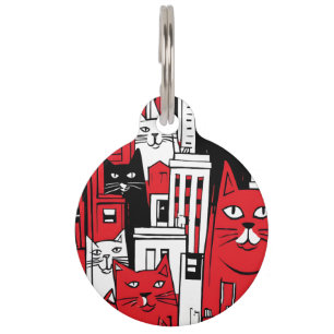 Cats in New York Pet Tag